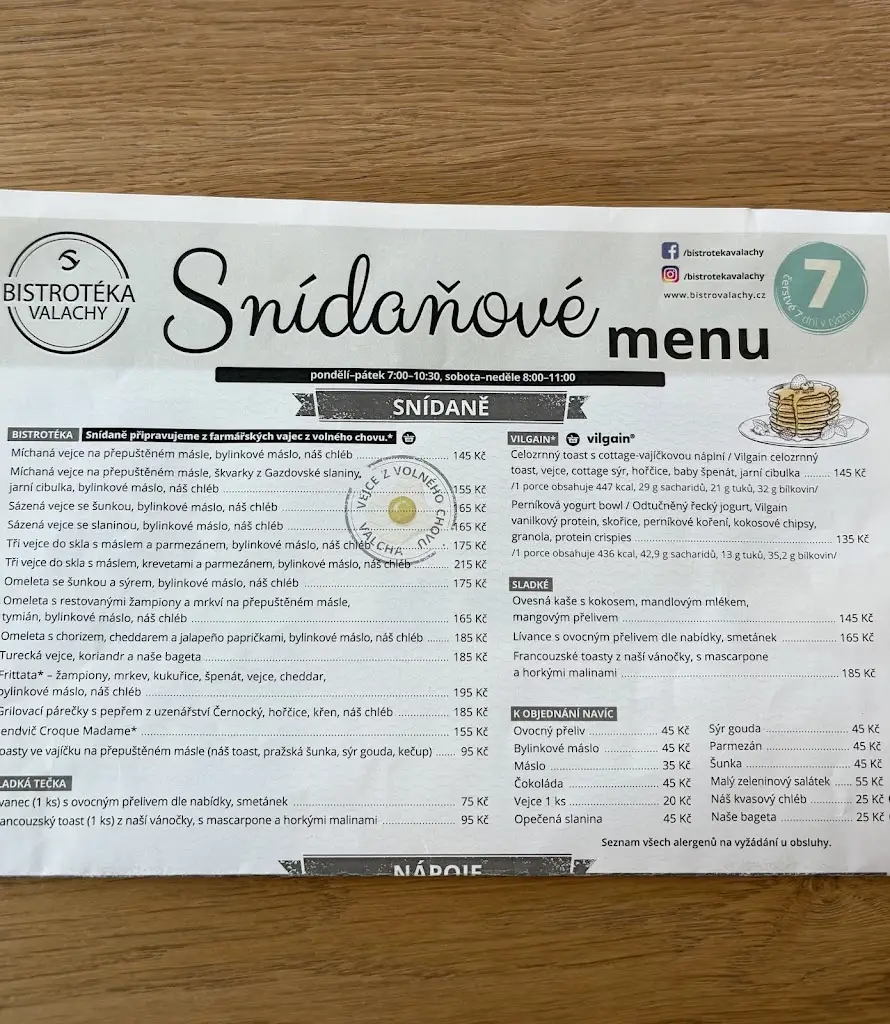 Menu_Restaurace Bistrotéka Valachy_Okres Zlín_image_3