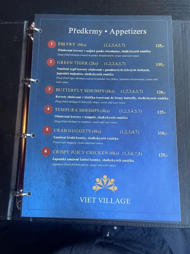 Menu_Viet Village_Okres Zlín_image_2