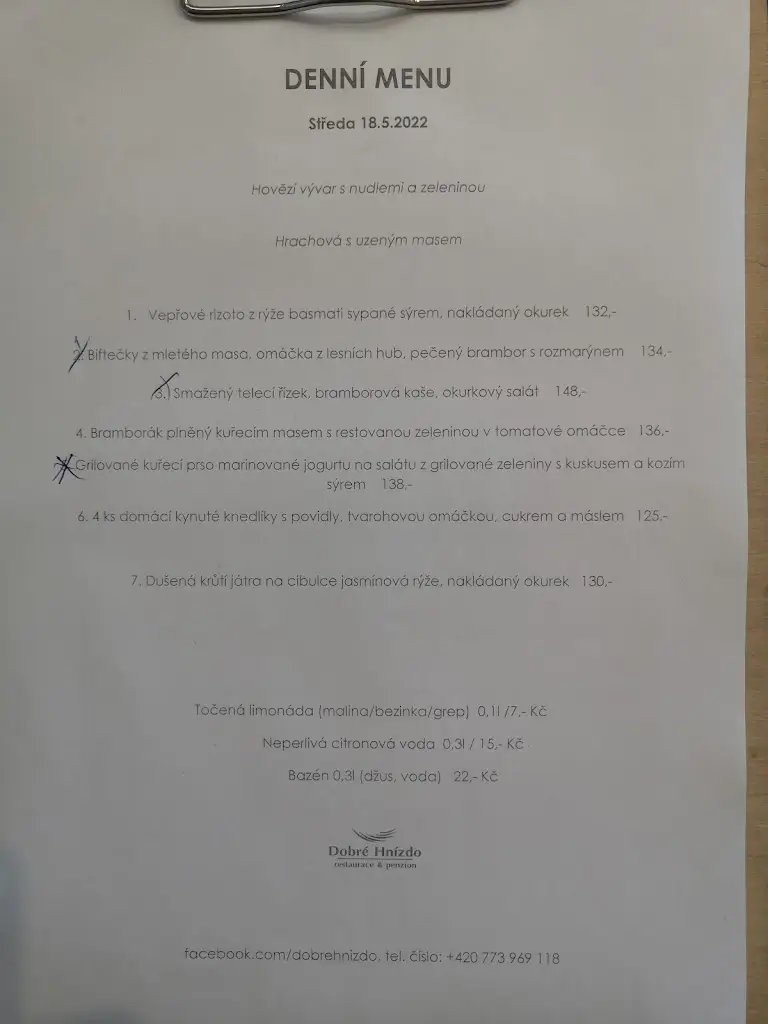 Menu_Dobré Hnízdo_Tečovice_image_1