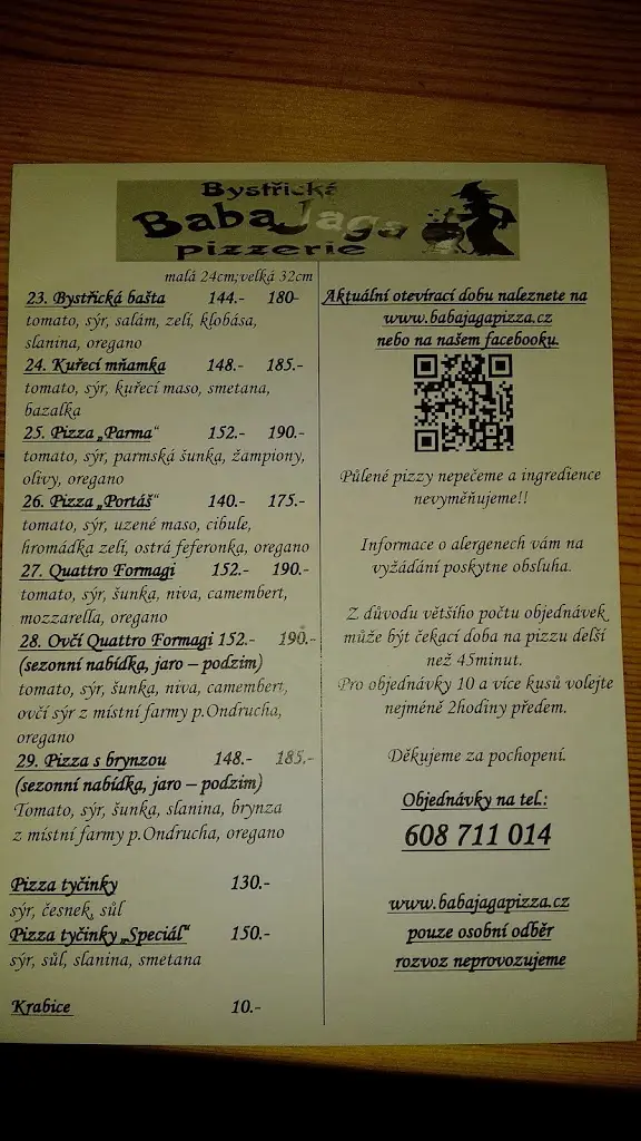 Menu_Baba Jaga Pizza_Valašská Bystřice_image_1