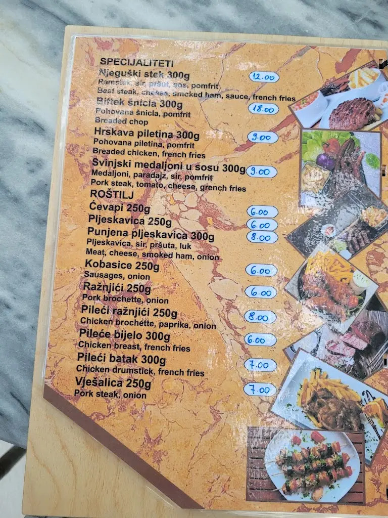 Menu_Restoran Šumice_Šumice_immagine_3
