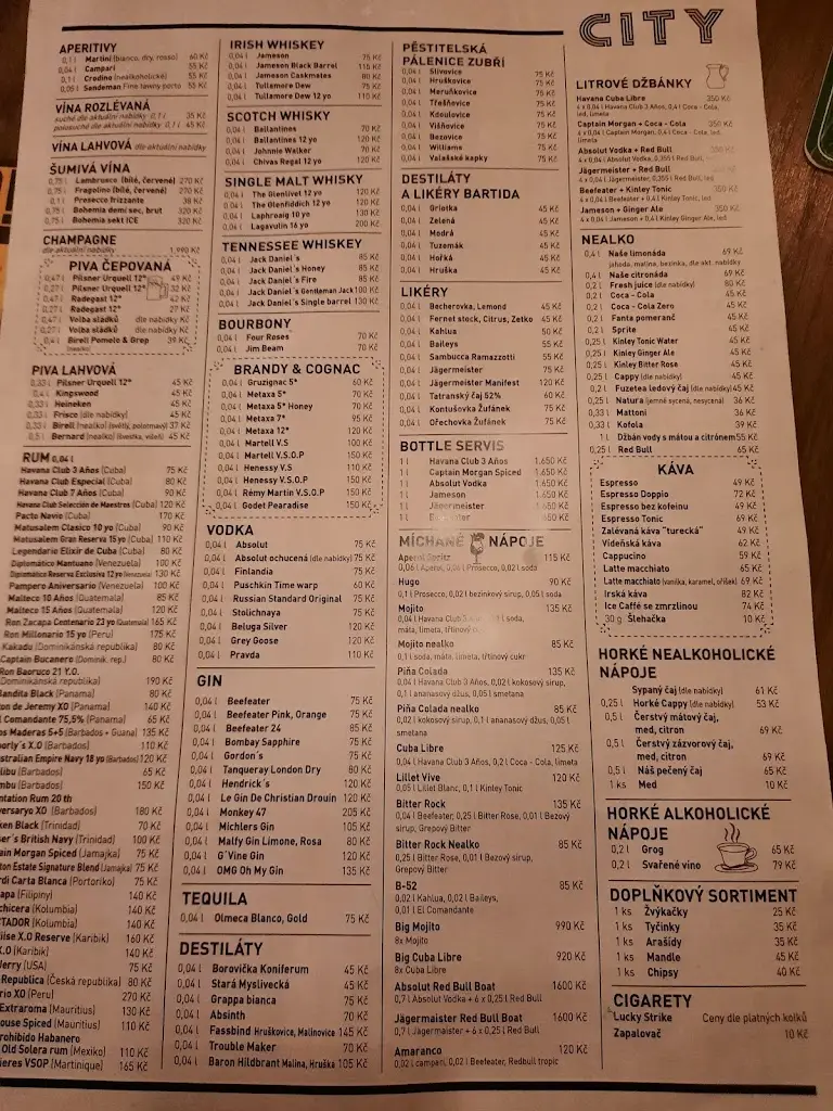 Menu_CityClub & Restaurant & Bowling_Rožnov pod Radhoštěm_image_1