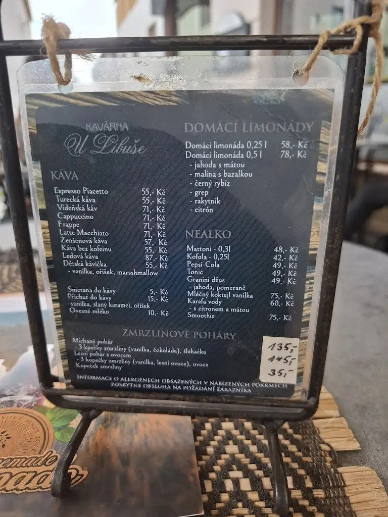 Menu_Cafe at Libuse_Rožnov pod Radhoštěm_image_1