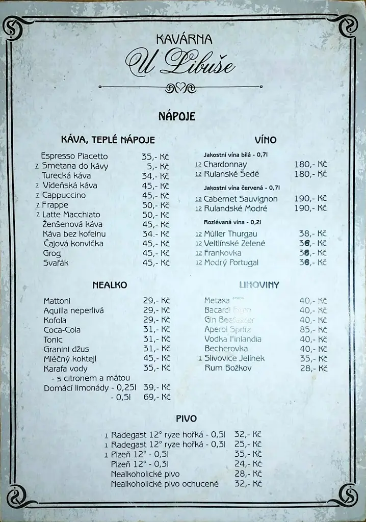 Menu_Cafe at Libuse_Rožnov pod Radhoštěm_image_2