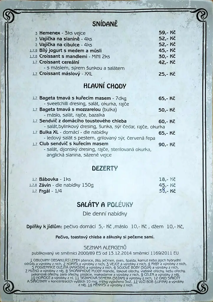 Menu_Cafe at Libuse_Rožnov pod Radhoštěm_image_3