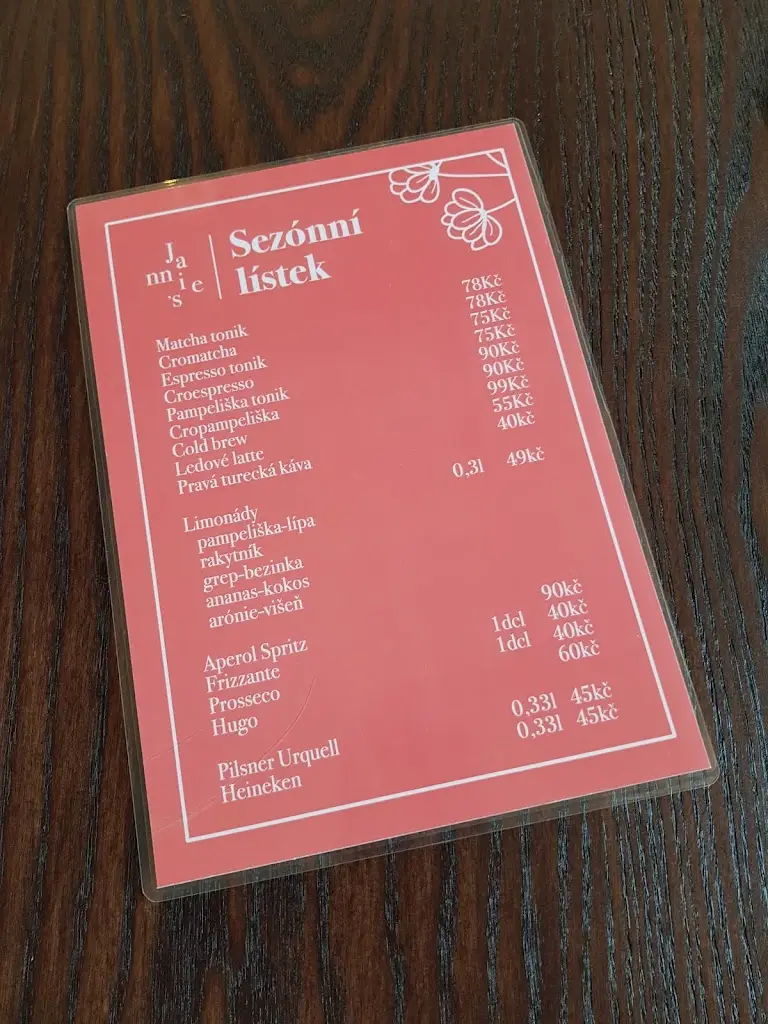 Menu_Janniecs coffee shop_Rožnov pod Radhoštěm_image_3