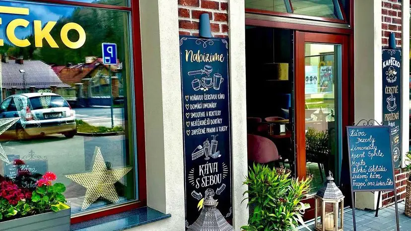 Kaféčko restaurant in Rožnov pod Radhoštěm