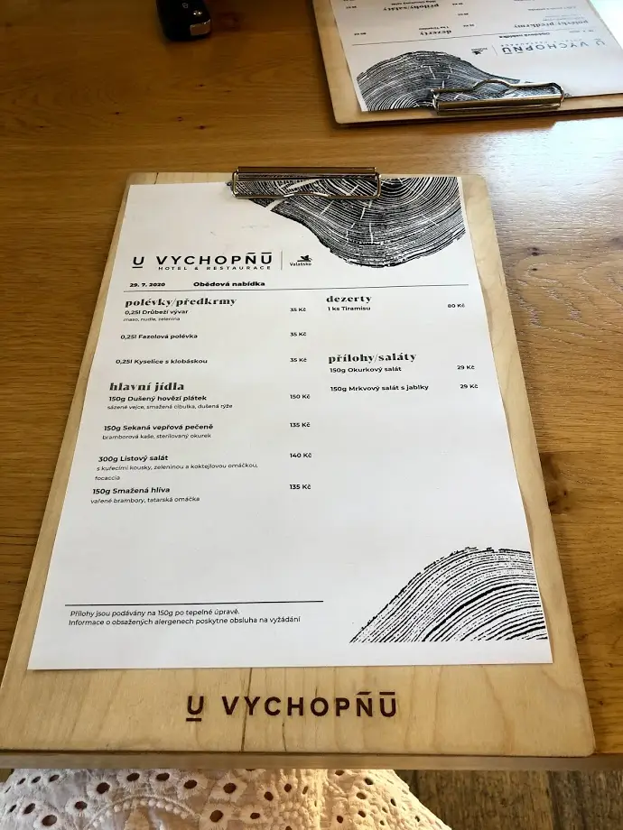 Menu_Hotel a restaurace U Vychopňů_Okres Vsetín_image_1