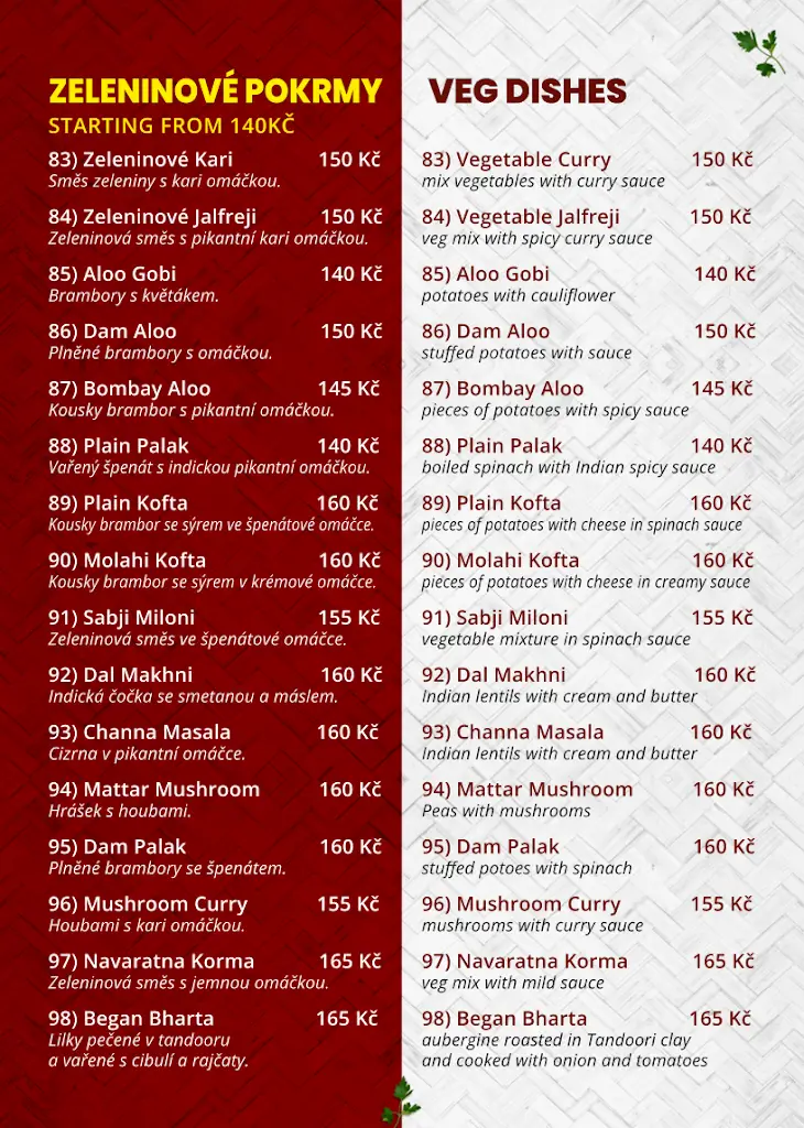 Menu_Yak & yéti Nepálská a Indická resturace_Okres Vsetín_image_3
