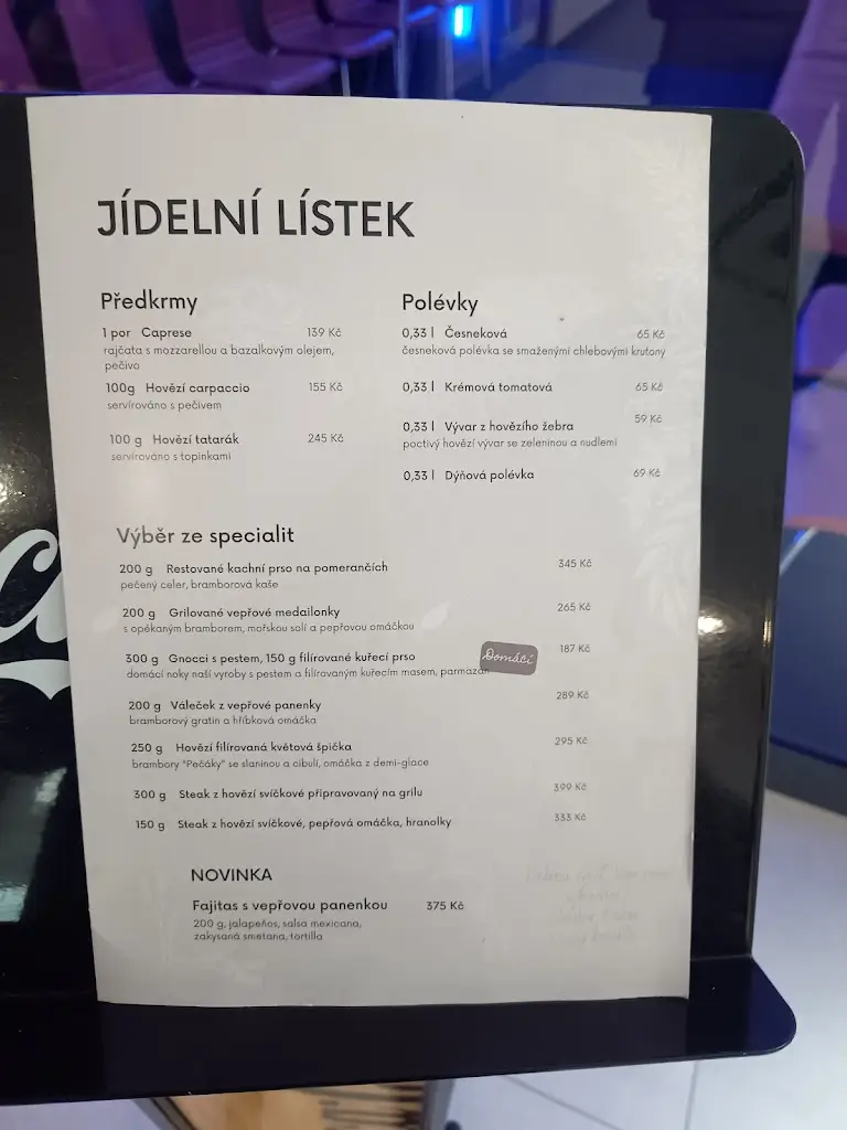 Menu_Restaurace & Bowling Smetanova_Okres Vsetín_image_3