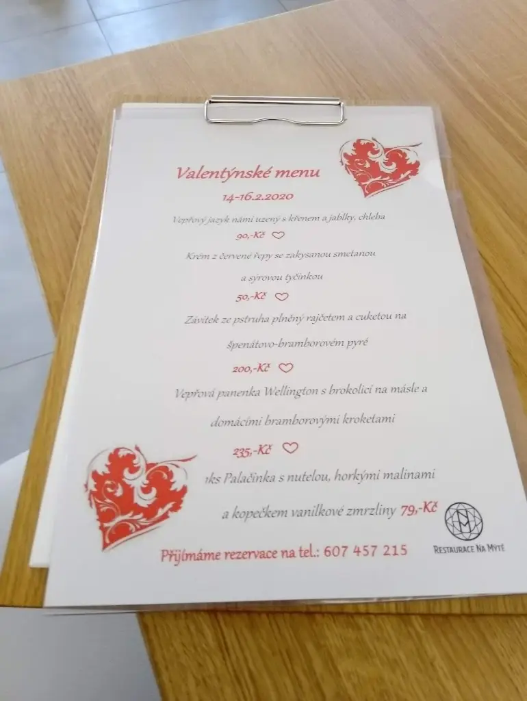 Menu_Restaurace Na Mýtě_Vlachovice_image_1