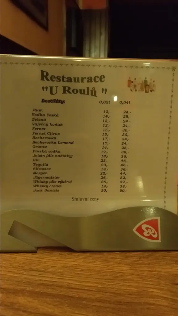 Hostinec U Roulů restaurant in Trhové Sviny