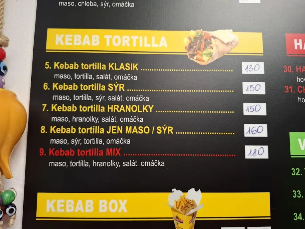 Menu_Emír Döner Kebab_Uherský Brod_image_1