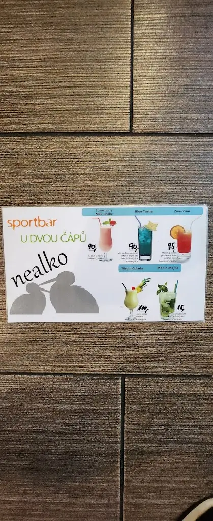 Menu_Sport bar u Dvou Čápů_Trhové Sviny_image_1