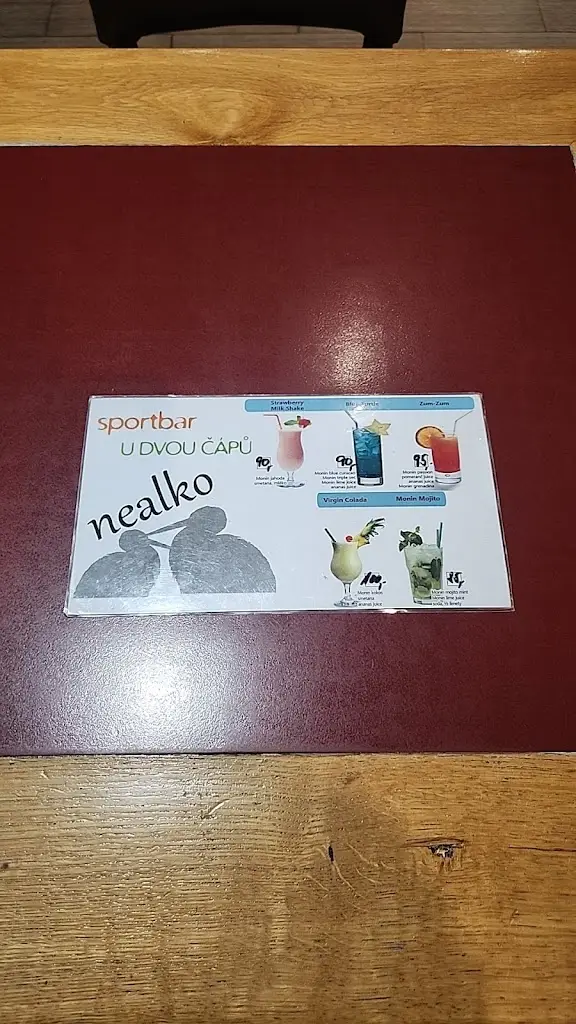 Menu_Sport bar u Dvou Čápů_Trhové Sviny_image_3