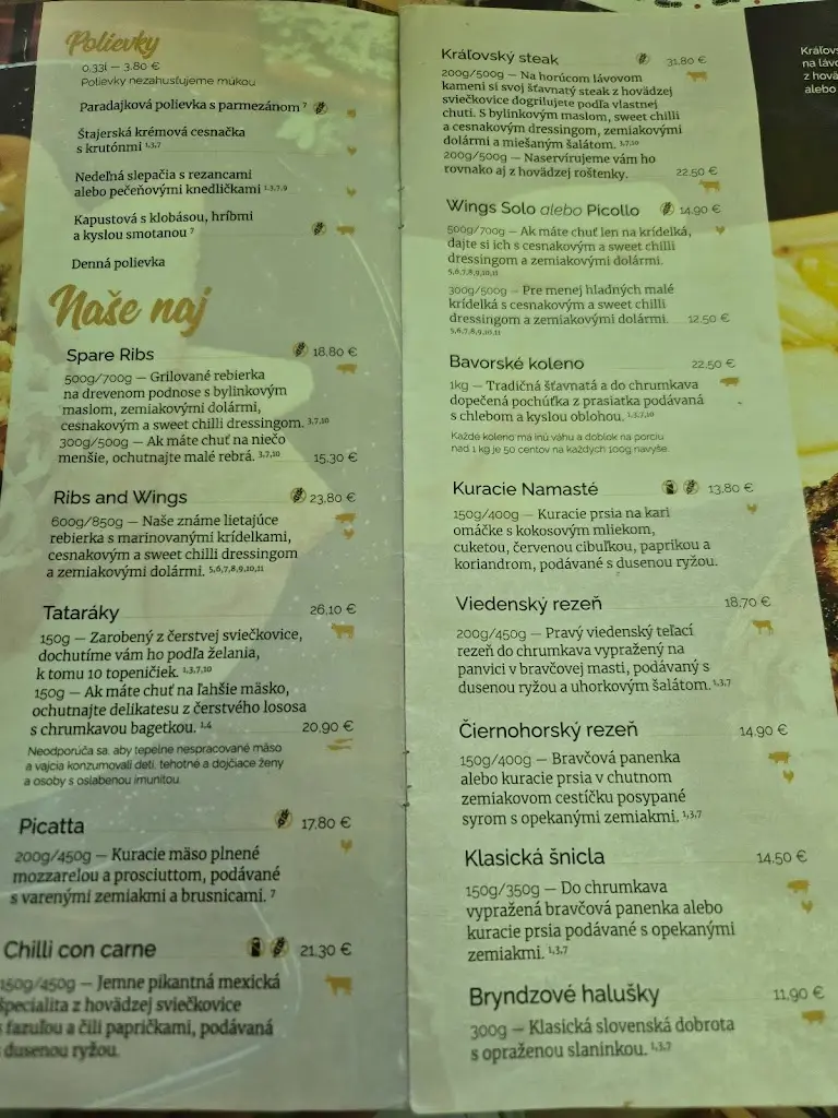 Menu_Wetzlerov Dom_Trnava_immagine_4