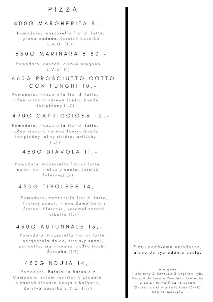 Menu_Bistro Gallo_Trnava_image_2