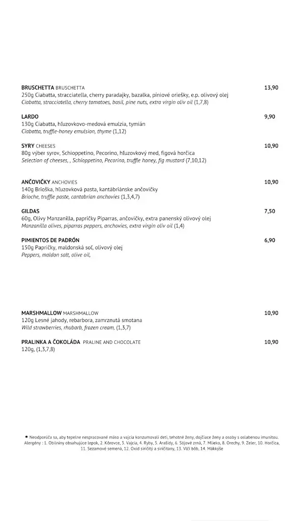 Menu_Truffle pig_Trnava_image_4