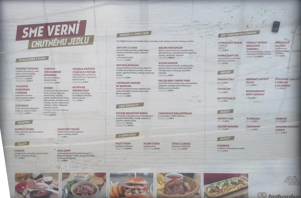 Menu_Piváreň a reštaurácia Bokovka_Trnava_immagine_2
