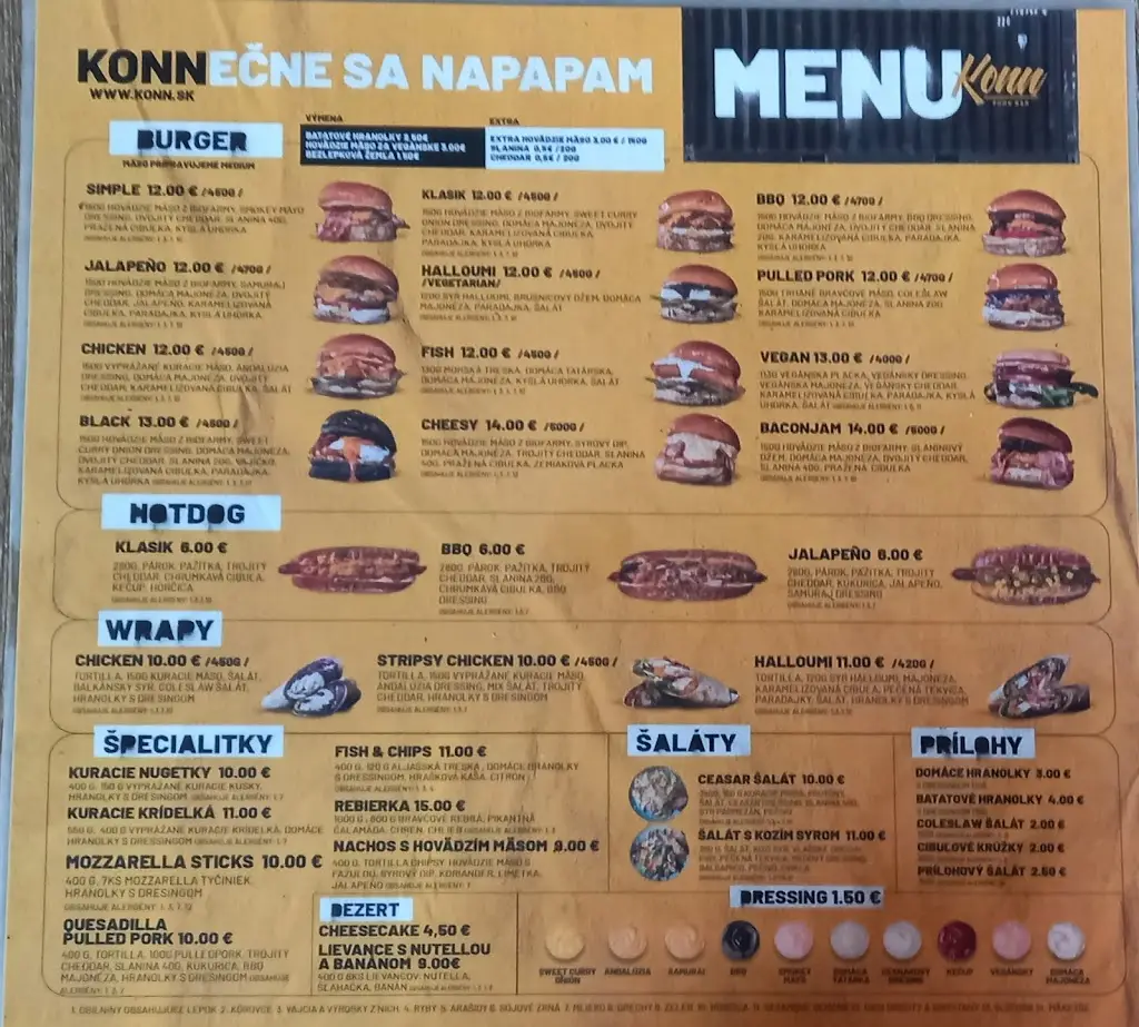 Menu_Konn Foodbar (Trnava)_Trnava_image_1