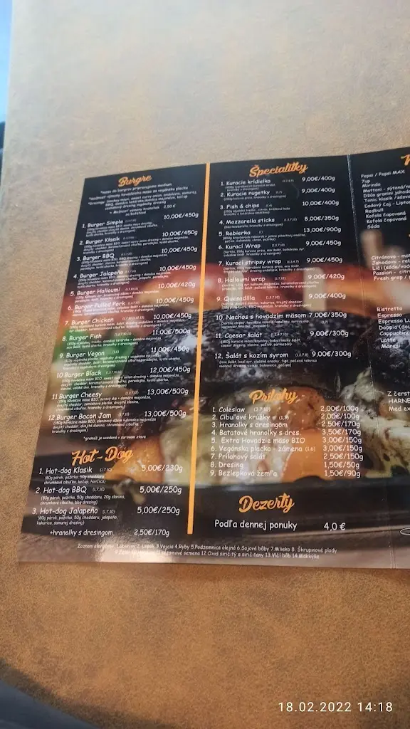 Menu_Konn Foodbar (Trnava)_Trnava_image_4