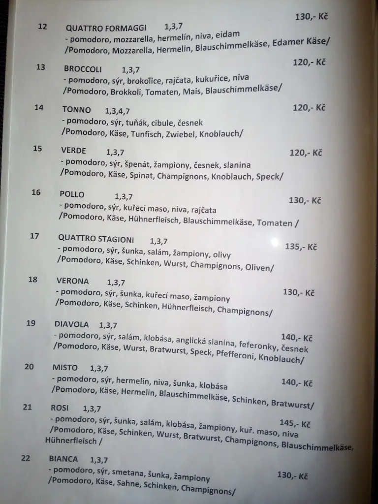 Menu_Pizzerie Rosi_Trhové Sviny_image_1