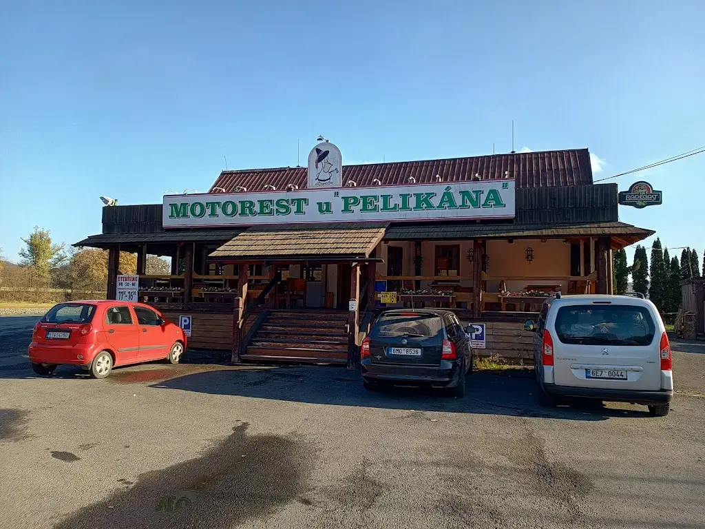 At Pelican roadhouse restaurant in Zašová
