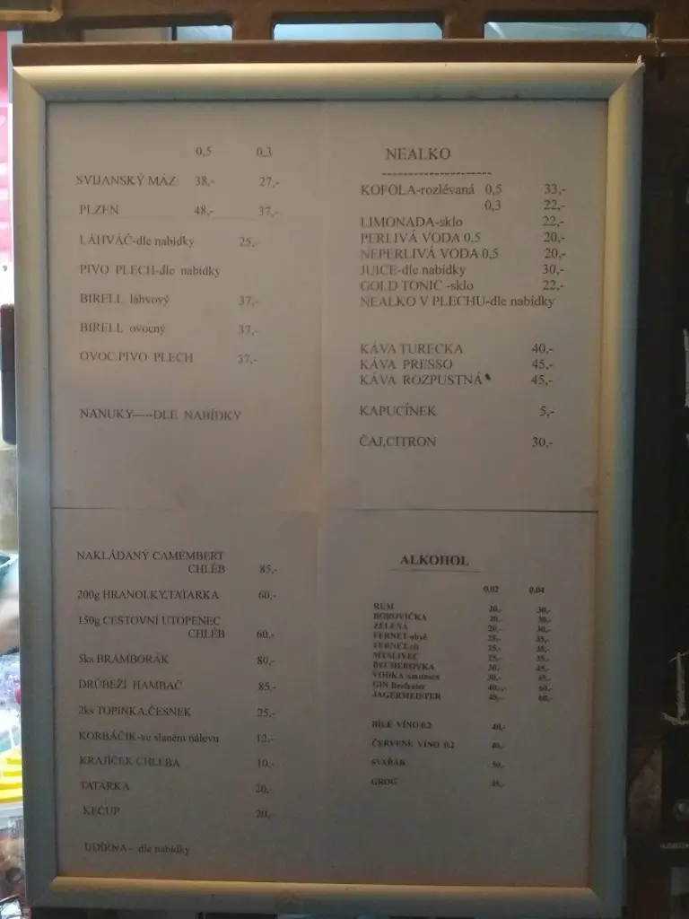 Menu_Občerstvení na Dolině_Zašová_image_2