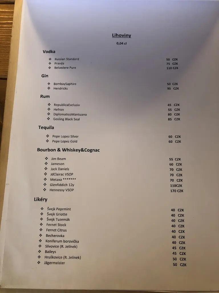 Menu_HALA bar&restaurace_Zubří_image_2