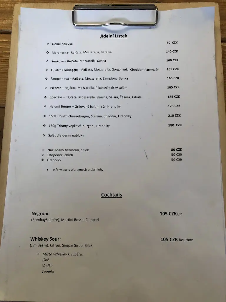 Menu_HALA bar&restaurace_Zubří_image_3