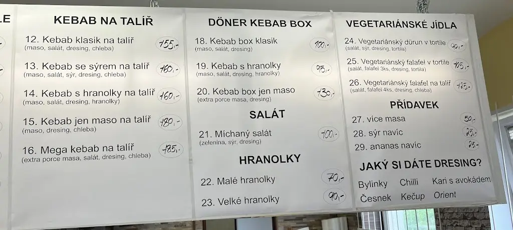 Menu_Kari Kebab_Zubří_immagine_2