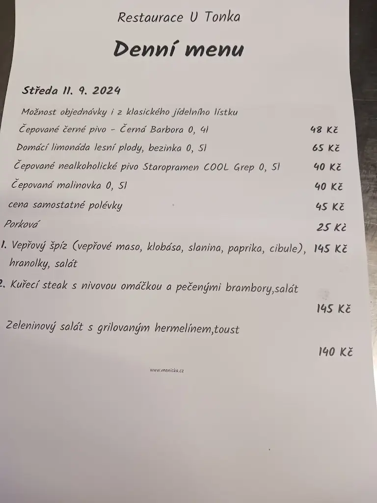 Menu_U Tonka_Vizovice_image_1