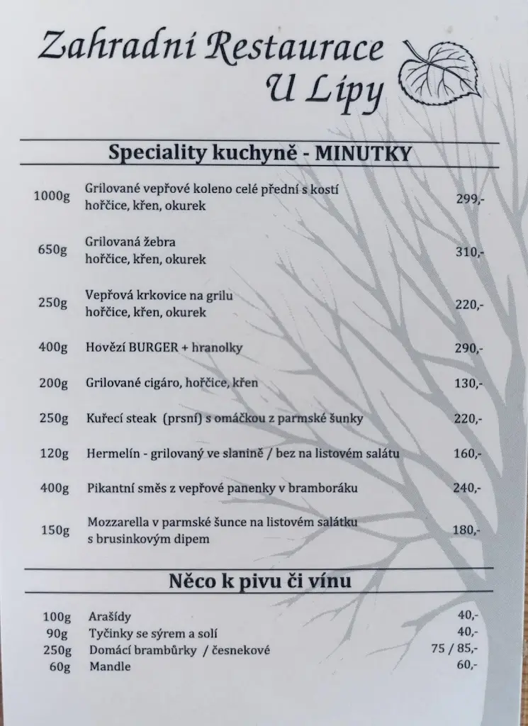 Menu_Restaurace U Lípy_Valašské Meziříčí_image_3