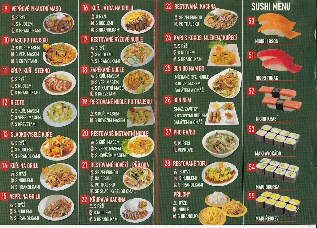 Menu_Asijská restaurace Asian - Nudle & Grill_Valašské Meziříčí_immagine_2