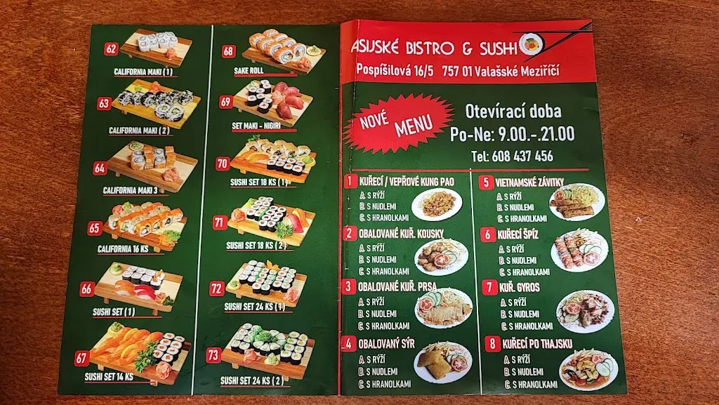 Menu_Asijská restaurace Asian - Nudle & Grill_Valašské Meziříčí_immagine_4