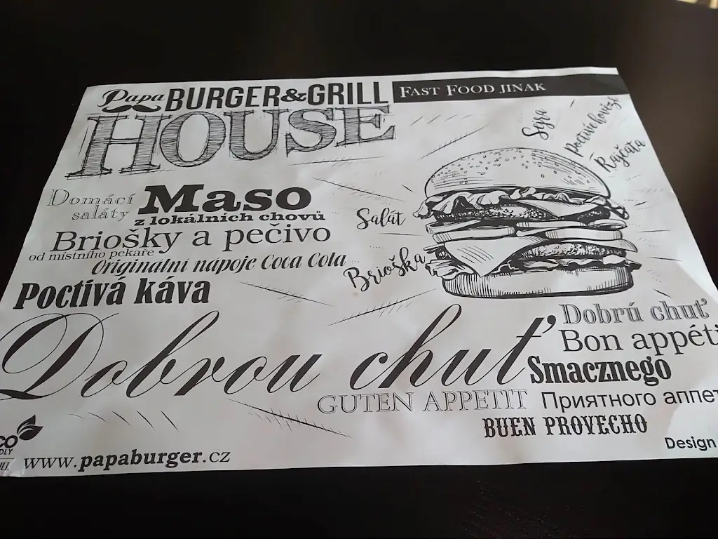 Menu_Papa Burger & Grill_Valašské Meziříčí_immagine_4