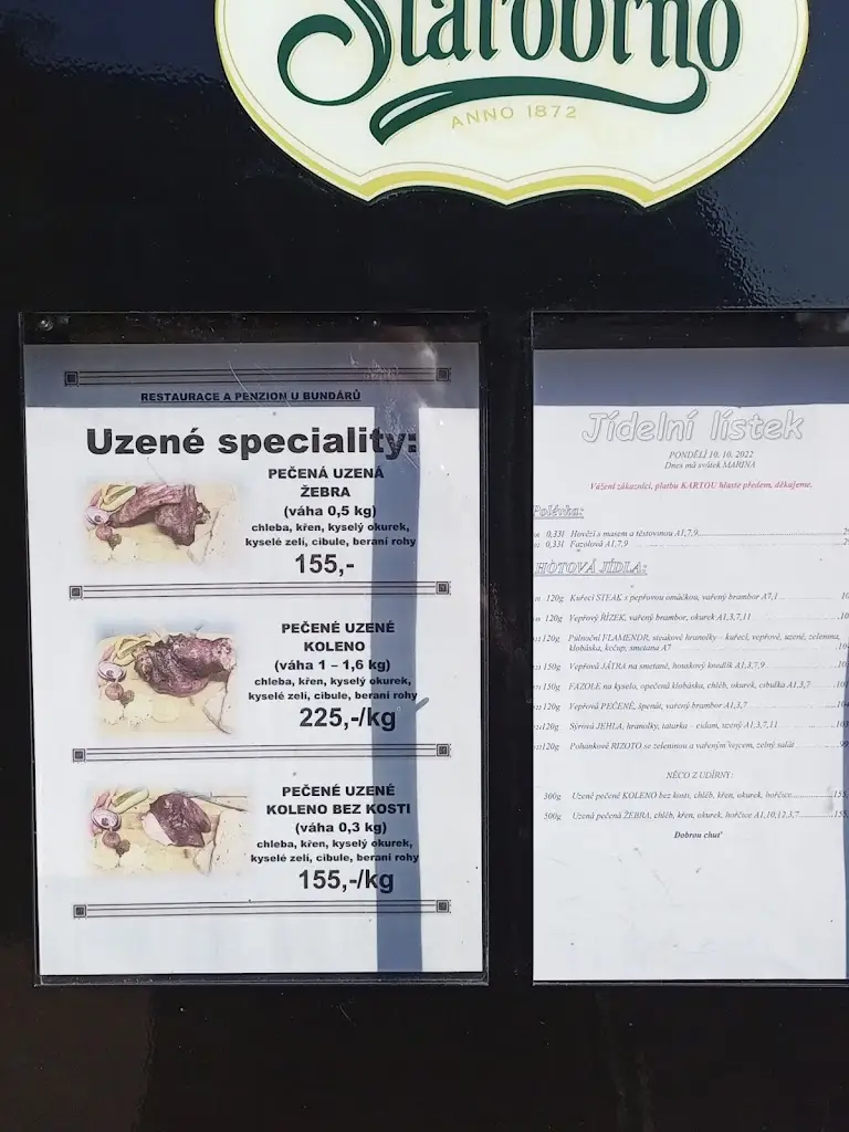 Menu_Restaurace U Bundárů_Valašské Meziříčí_image_2
