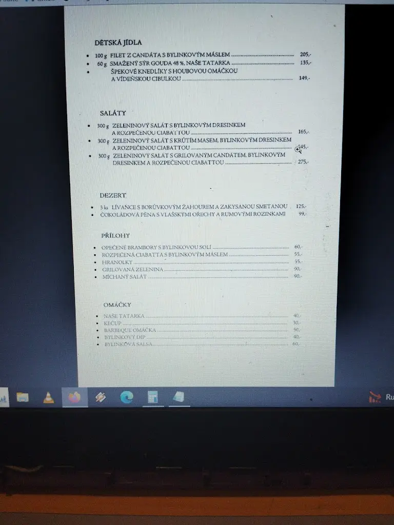 Menu_Bily Konicek Restaurant_Třeboň_image_2