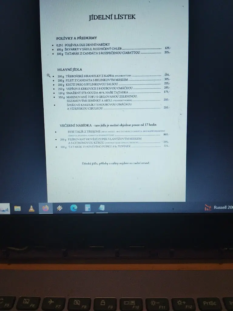 Menu_Bily Konicek Restaurant_Třeboň_image_3
