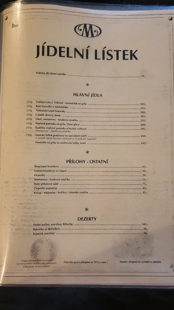 Menu_Restaurace U Míšků_Třeboň_image_3