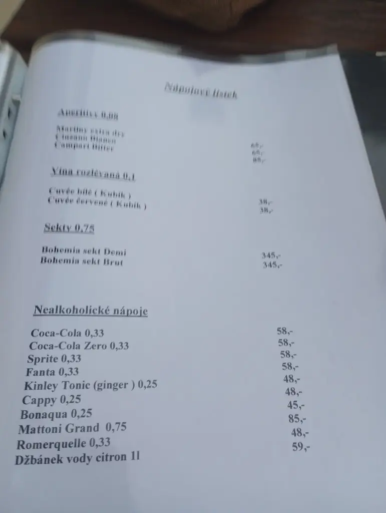 Menu_Restaurace Galerie (Hotel Galerie Třeboň)_Třeboň_image_2