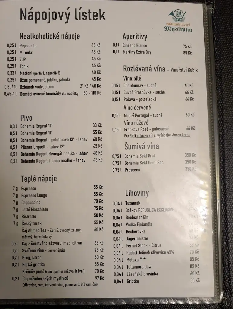 Menu_Rodinný hotel a restaurace Myslivna s.r.o._Třeboň_image_2