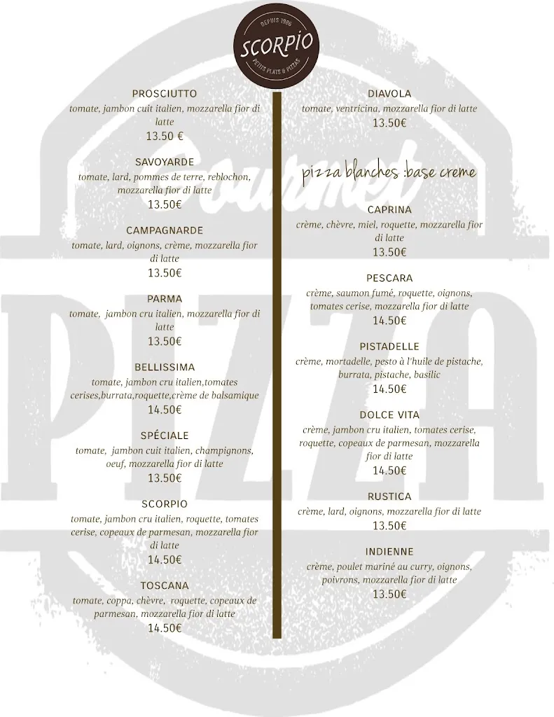 Menu_Le Scorpio_Montbéliard_immagine_2