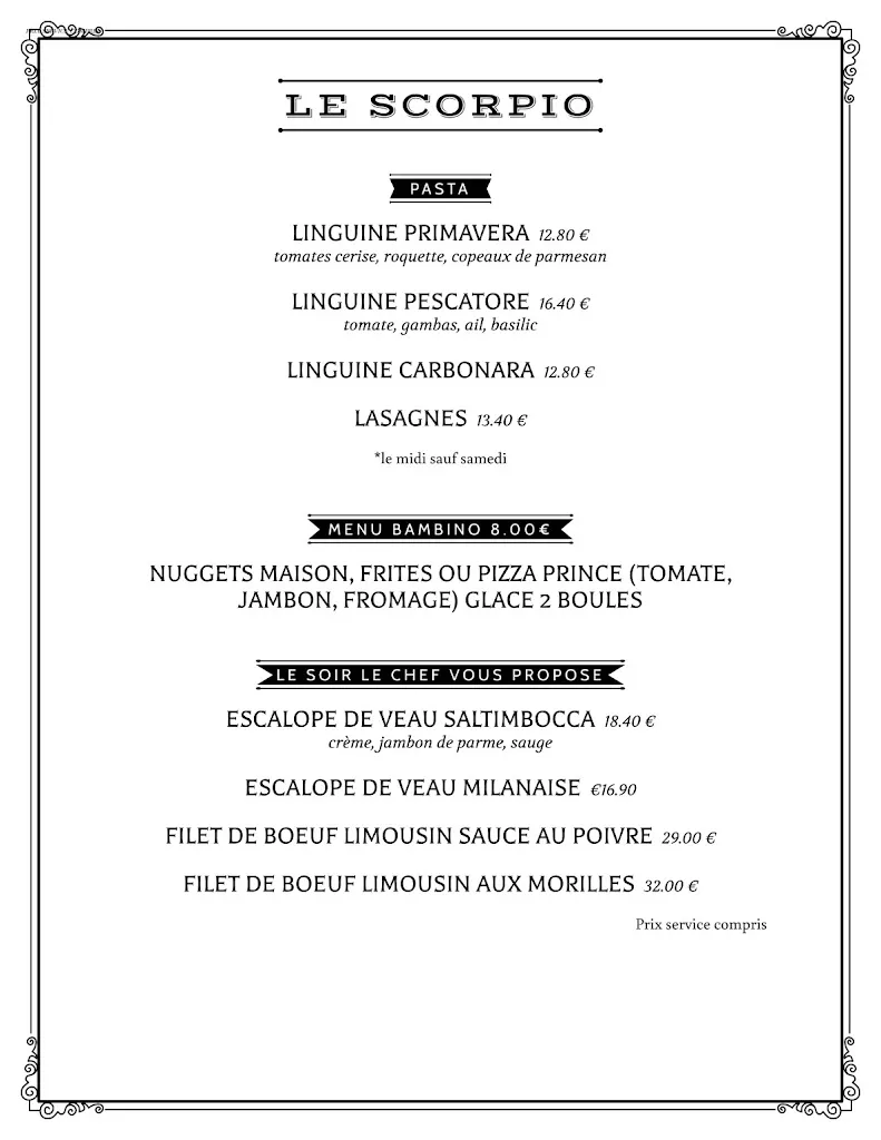 Menu_Le Scorpio_Montbéliard_immagine_4