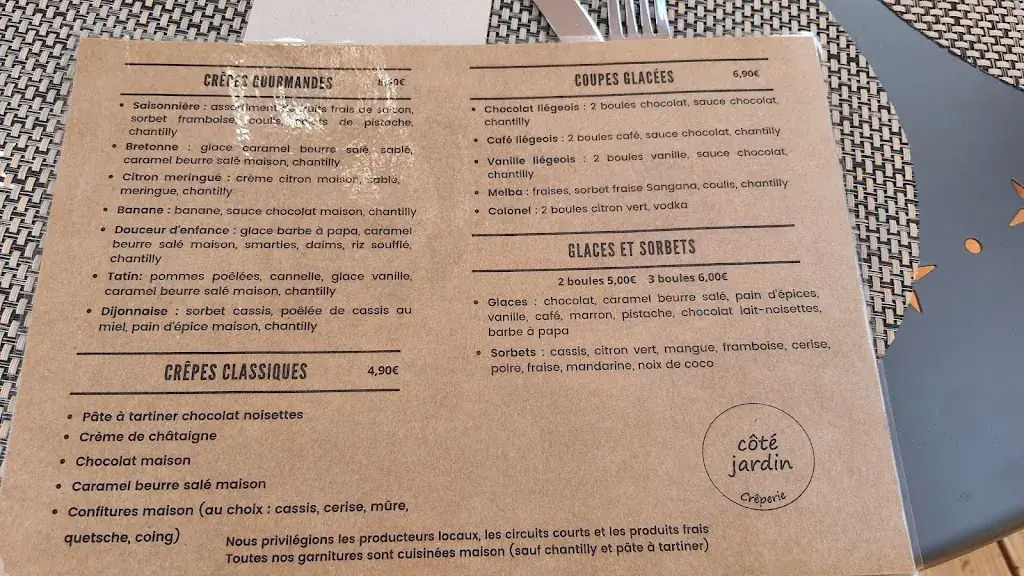 Menu_Côté Jardin Pouilly_Pouilly-en-Auxois_image_3