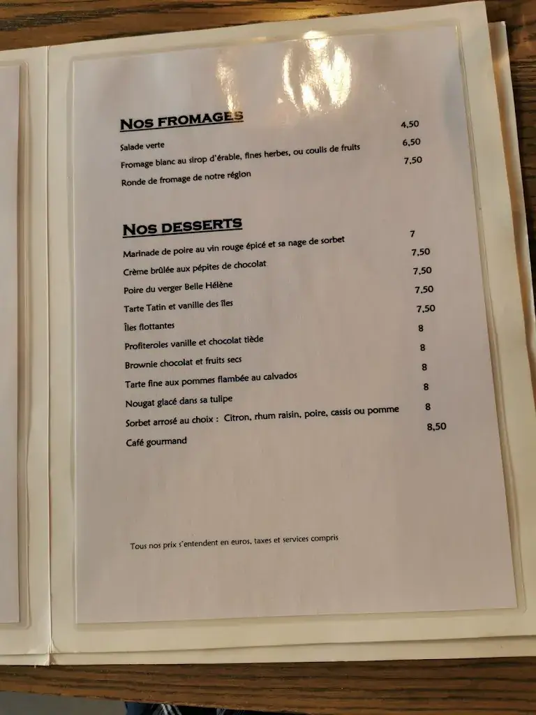 Menu_Hôtel-Restaurant Du Commerce_Pouilly-en-Auxois_image_4