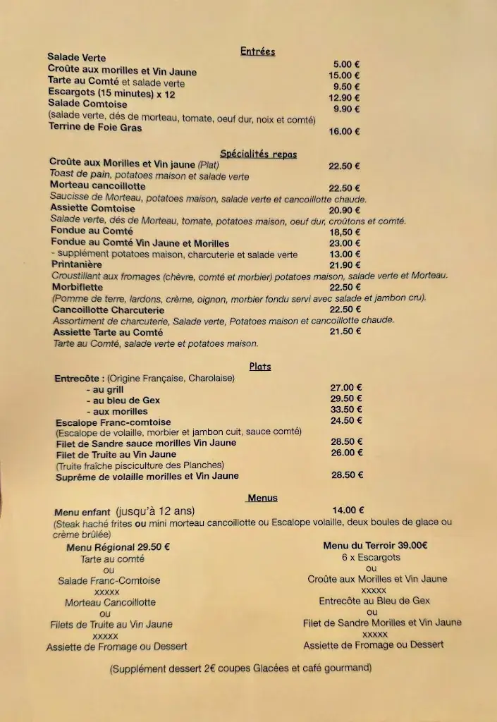 Menu_La Sergenterie_Poligny_image_1