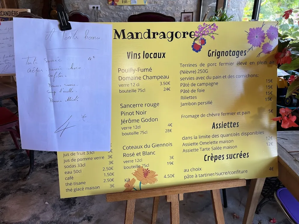 Menu_La mandragore_Pouilly-sur-Loire_image_1