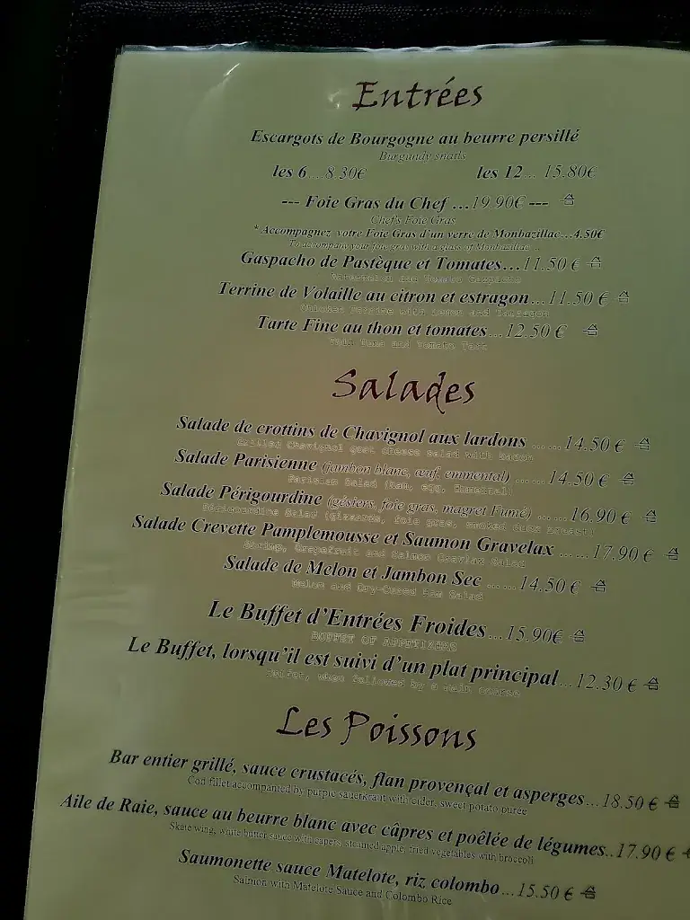 Menu_Le relais de Pouilly_Pouilly-sur-Loire_image_4