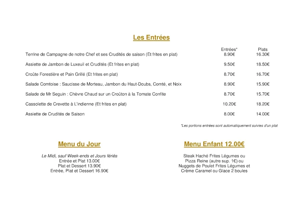 Menu_La Pomme d'Or_Ronchamp_image_2